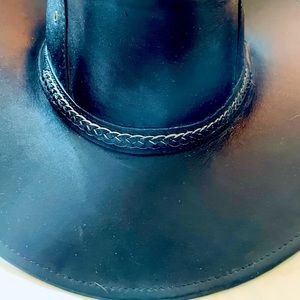 Bolero Leather hat made in Mexico.